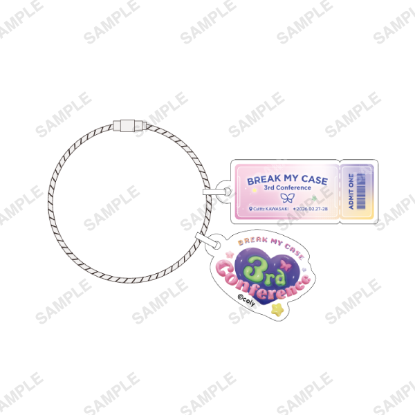 オリジナルチケット風ロゴキーホルダー2月27日