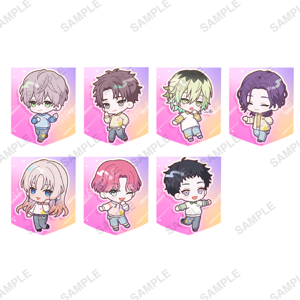 ピンズ 全7種（城瀬由鶴、槻本大河、壱川春日、隠岐谷誓、御門尊、相沢篠信、神家）